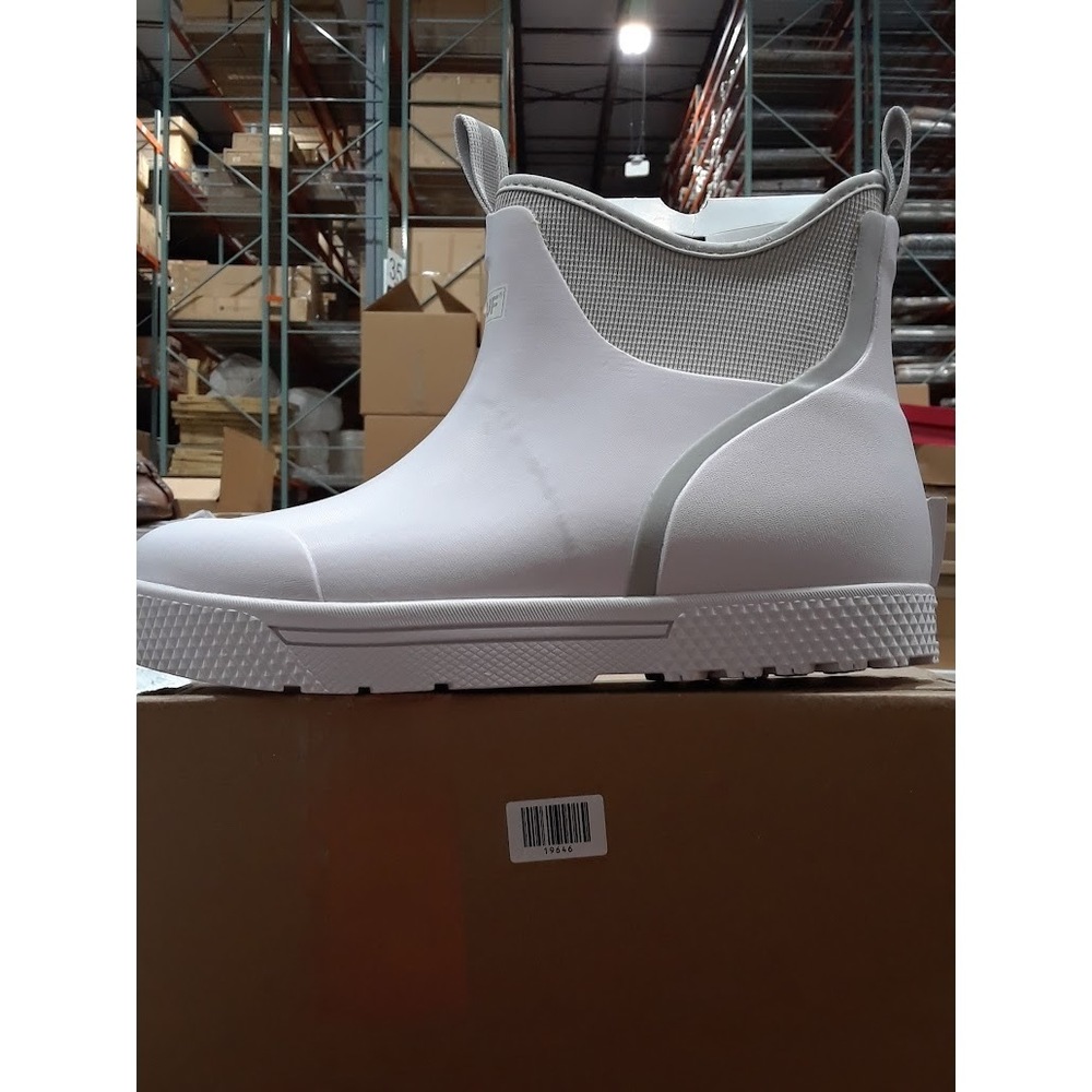 Men's Waterproof White Chelsea Rain Shoes